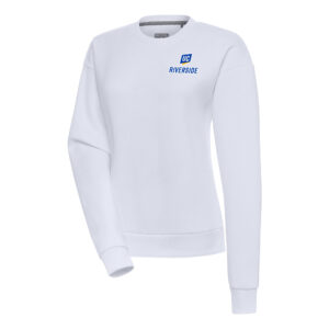 Women's Antigua  White UC Riverside Highlanders Victory Pullover Sweatshirt