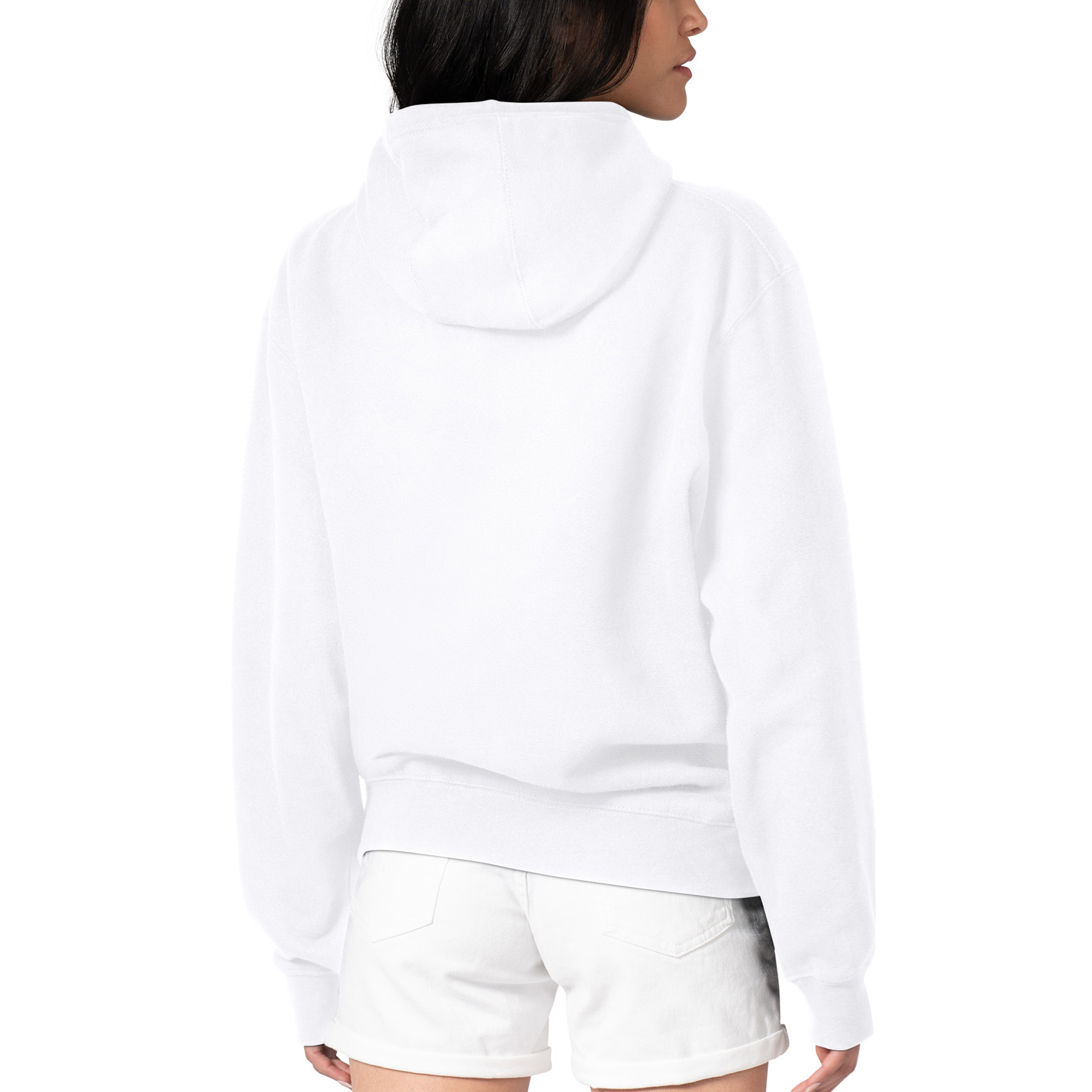 Women's G-III 4Her by Carl Banks White Green Bay Packers Football Logo Fleece Pullover Hoodie - Image 5