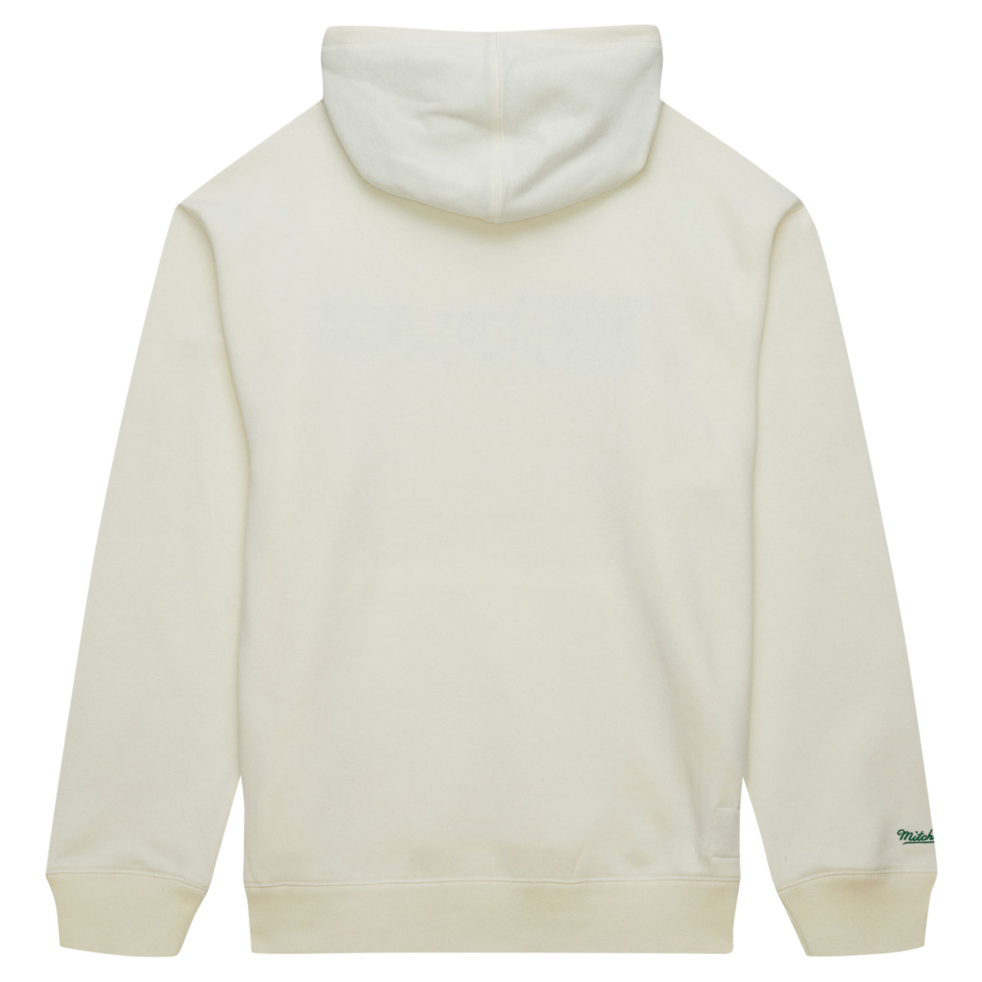 Men's Mitchell & Ness Cream Boston Celtics Hardwood Classics Vintage Pullover Hoodie - Image 7