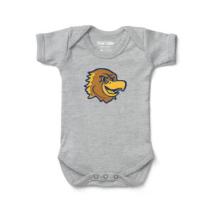 Infant Chad & Jake Heather Gray Marquette Golden Eagles Mascot Bodysuit