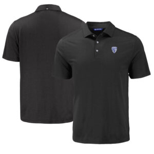 Men's Cutter & Buck Black Pac-12 Gear Coastline Epic Comfort Eco Recycled Polo