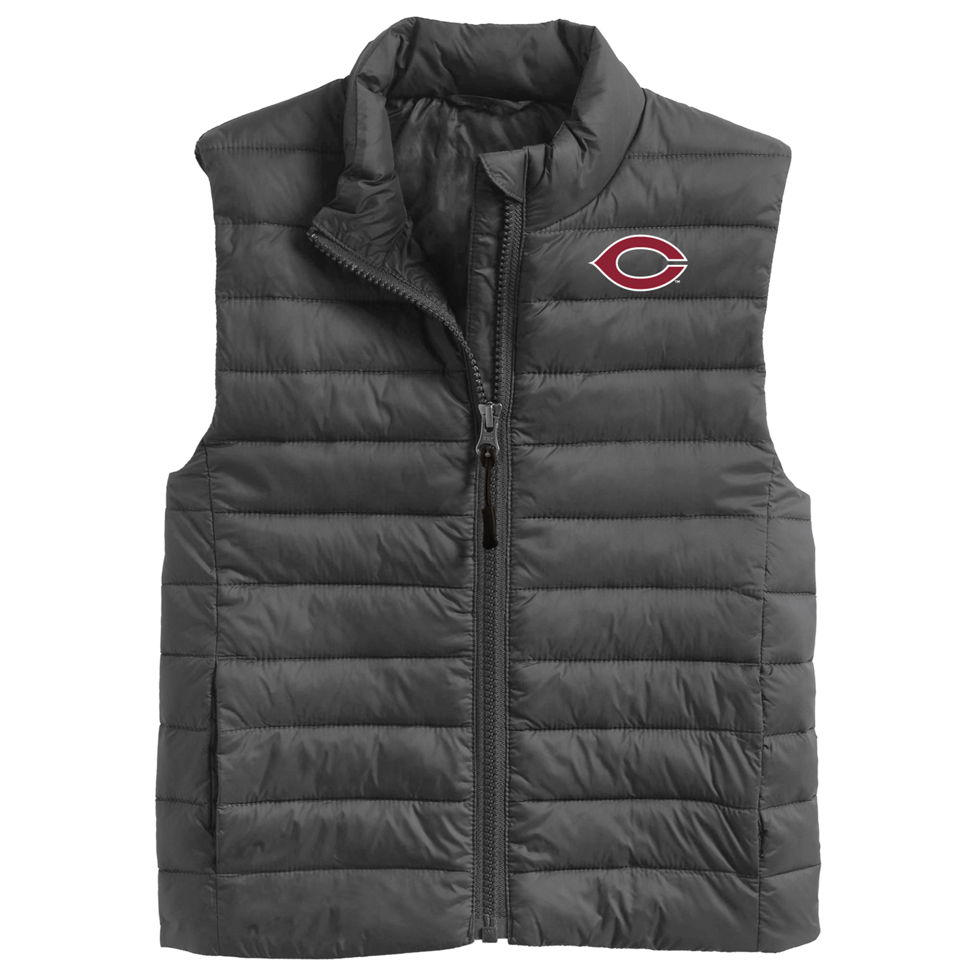 Youth Garb Charcoal UChicago Maroons Kai Full-Zip Vest
