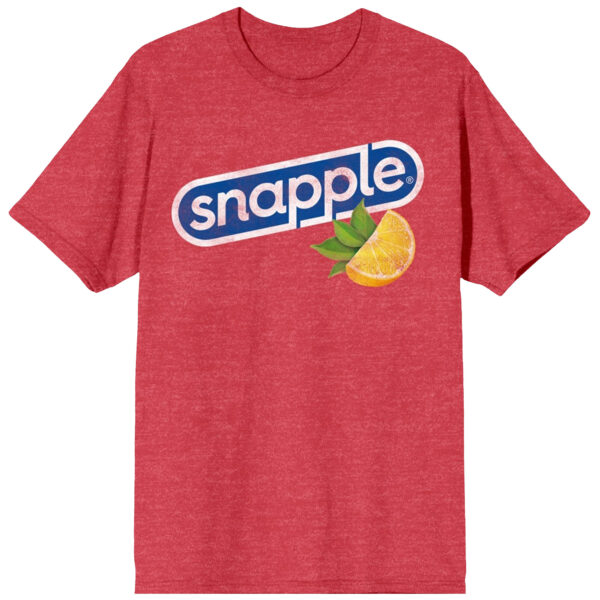 Women's Heather Red Snapple Logo T-Shirt
