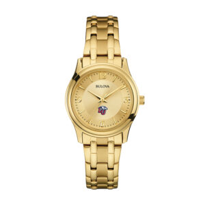 Women's Bulova Liberty Flames Gold-Tone Watch