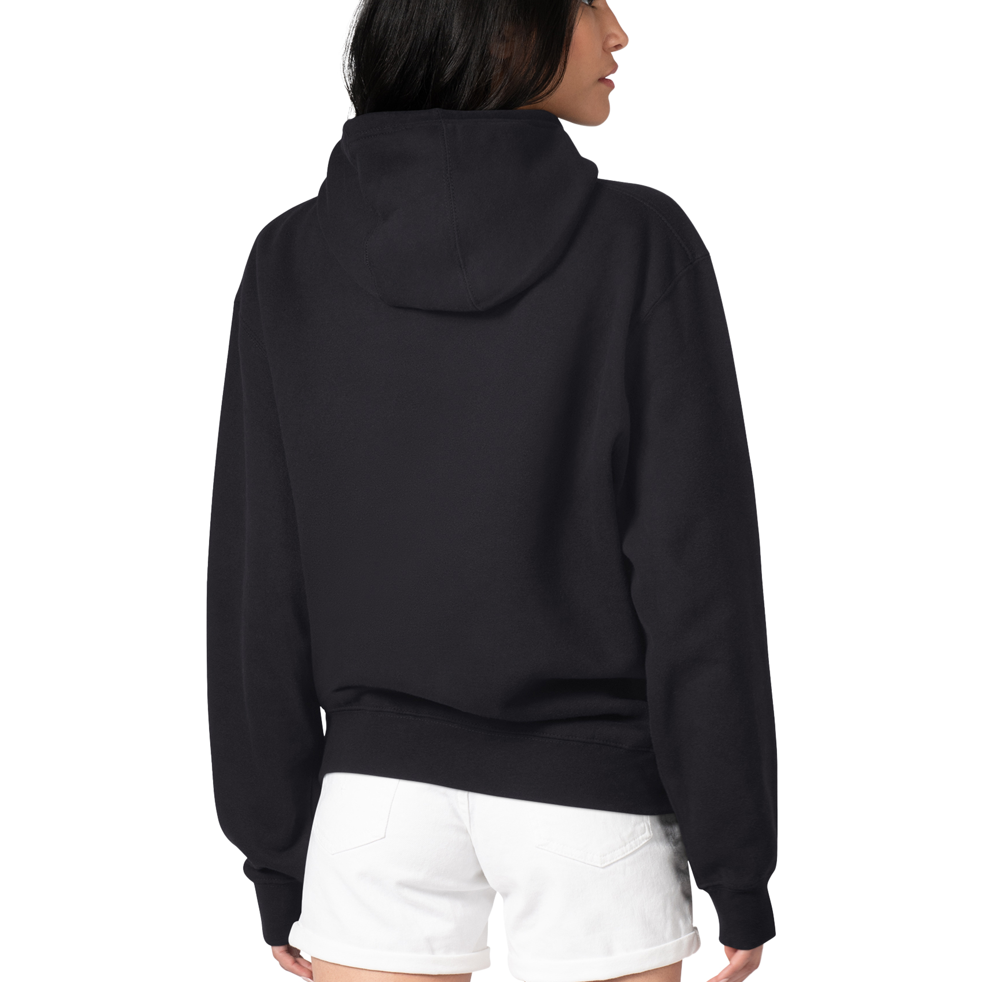 Women's G-III 4Her by Carl Banks Black San Francisco 49ers Flowers Team Logo Graphic Fleece Pullover Hoodie - Image 3