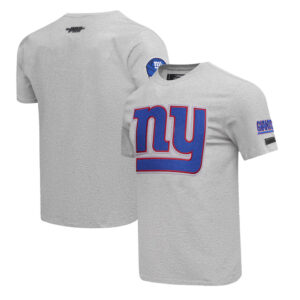 Men's Pro Standard Heather Gray New York Giants Mash-Up T-Shirt