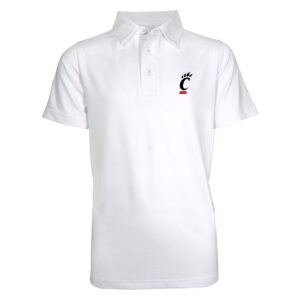 Youth Garb White Cincinnati Bearcats Blake Youth Polo