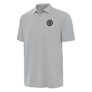 Men's Antigua Gray Philadelphia Union Era Polo