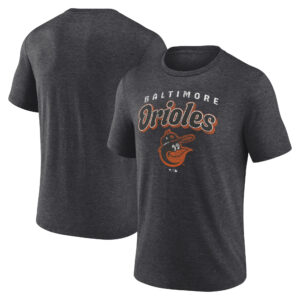 Men's  Charcoal Baltimore Orioles Wonderment Tri-Blend T-Shirt