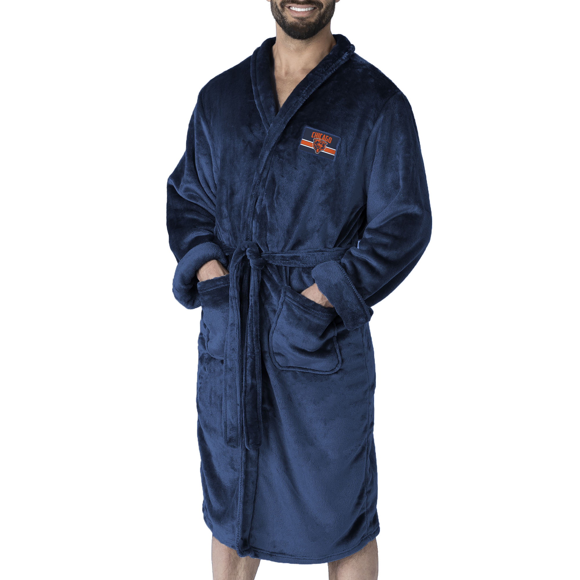 Men's The Northwest Group Navy Chicago Bears Bathrobe