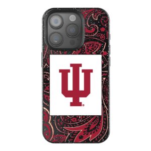 Keyscaper Indiana Hoosiers Paisley Bling iPhone Case
