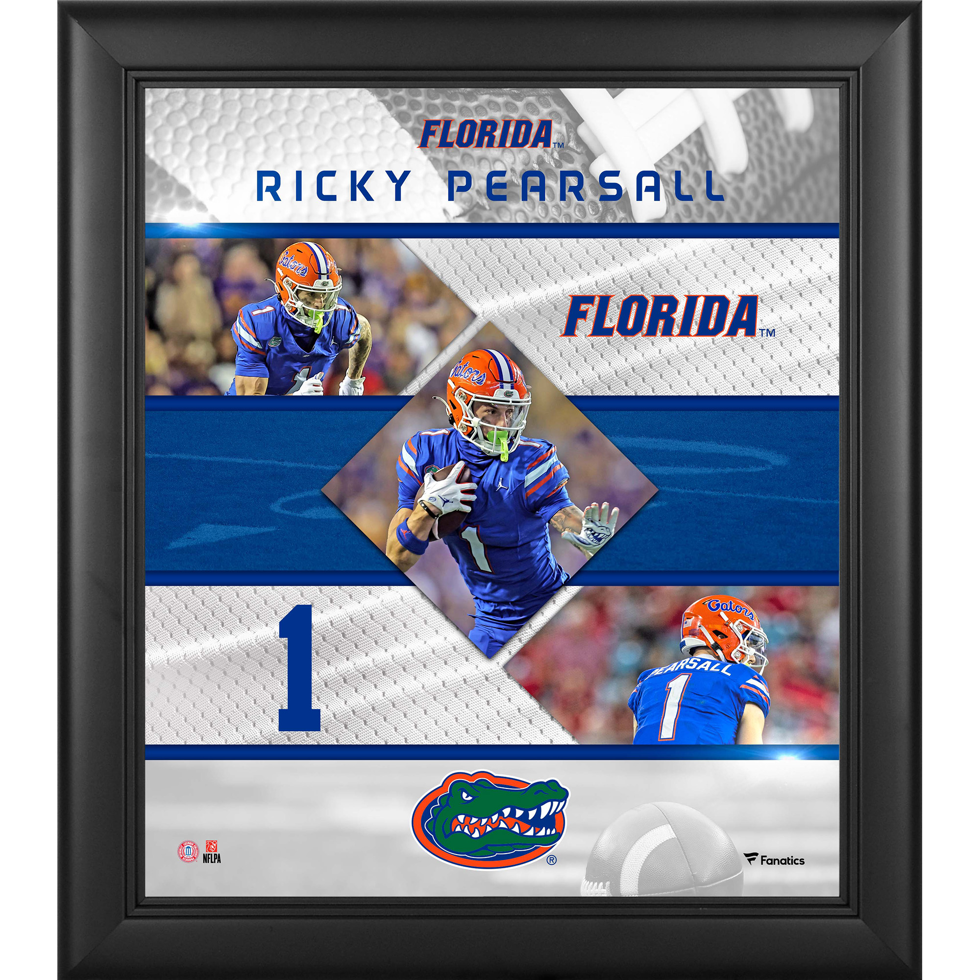 Ricky Pearsall Florida Gators Framed 15" x 17" Stitched Stars Collage