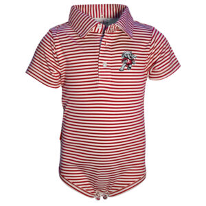 Toddler Garb Crimson Alabama Crimson Tide Carson Big Al Polo Bodysuit