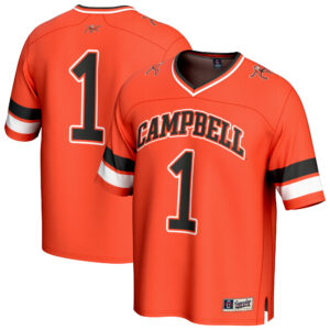 GameDay Greats #1 Orange Campbell Fighting Camels Lightweight Collegiate Football Fashion Jersey