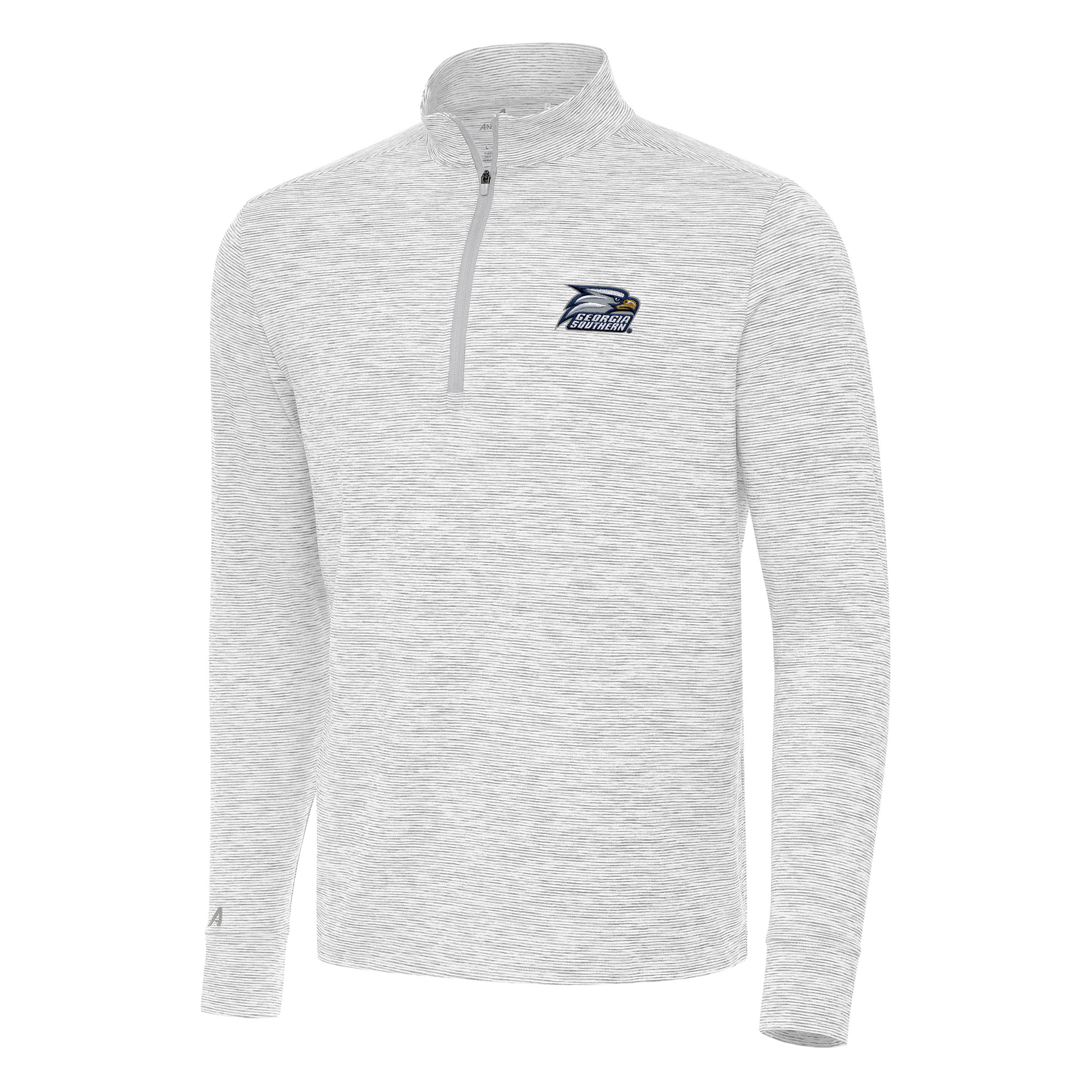 Men's Antigua Gray Georgia Southern Eagles Cause Quarter-Zip Top