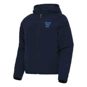 Women's Antigua Navy Villanova Wildcats Universe Full-Zip Puffer Jacket