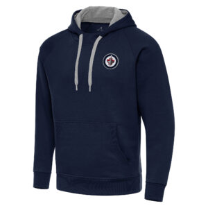 Men's Antigua Navy Winnipeg Jets Big & Tall Victory Pullover Hoodie