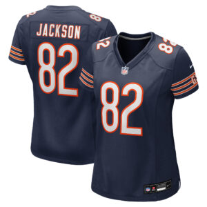 Women's Nike John Jackson  Navy Chicago Bears  Game Jersey