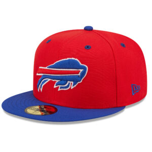 Men's New Era  Red/Royal Buffalo Bills Flipside 2Tone 59FIFTY Fitted Hat