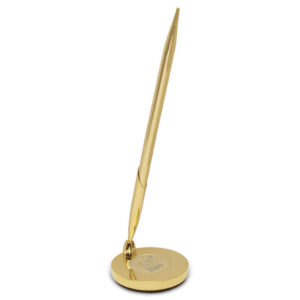 Navy Midshipmen Gold Desk Pen Set