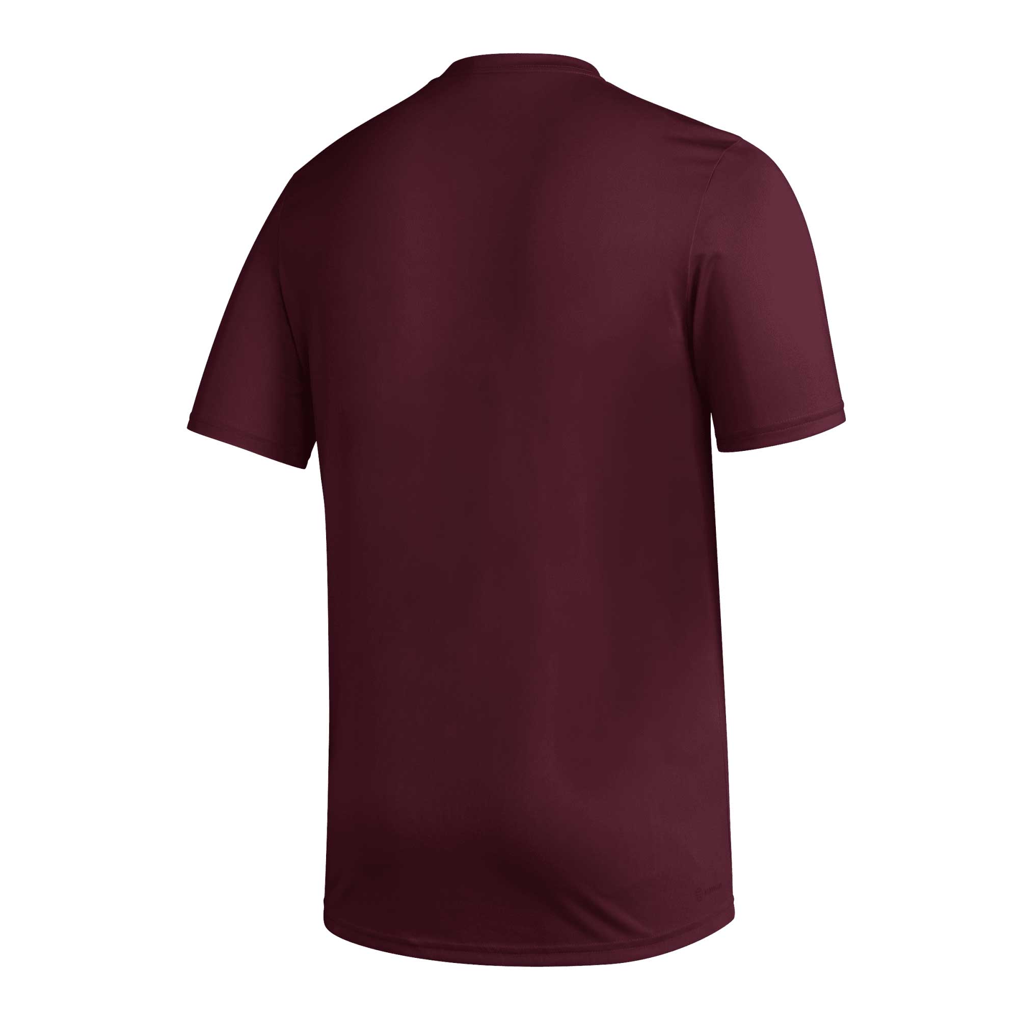 Men's adidas Maroon Mississippi State Bulldogs 2023/24 AEROREADY Homeland Plate Pregame T-Shirt - Image 7