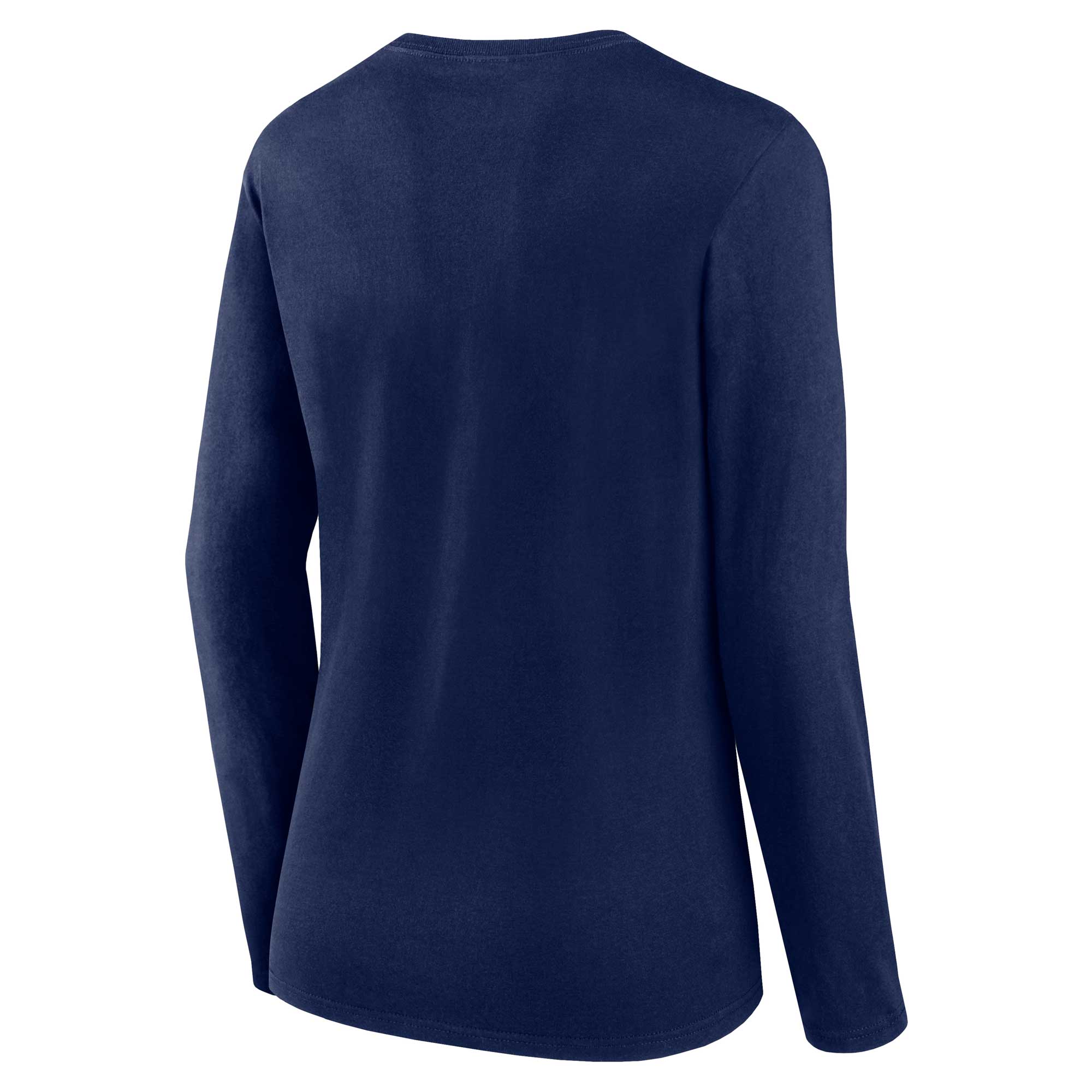 Women's Fanatics Navy Boston Red Sox Run The Bases Long Sleeve T-Shirt & Cuffed Knit Hat with Pom Combo Set - Image 4