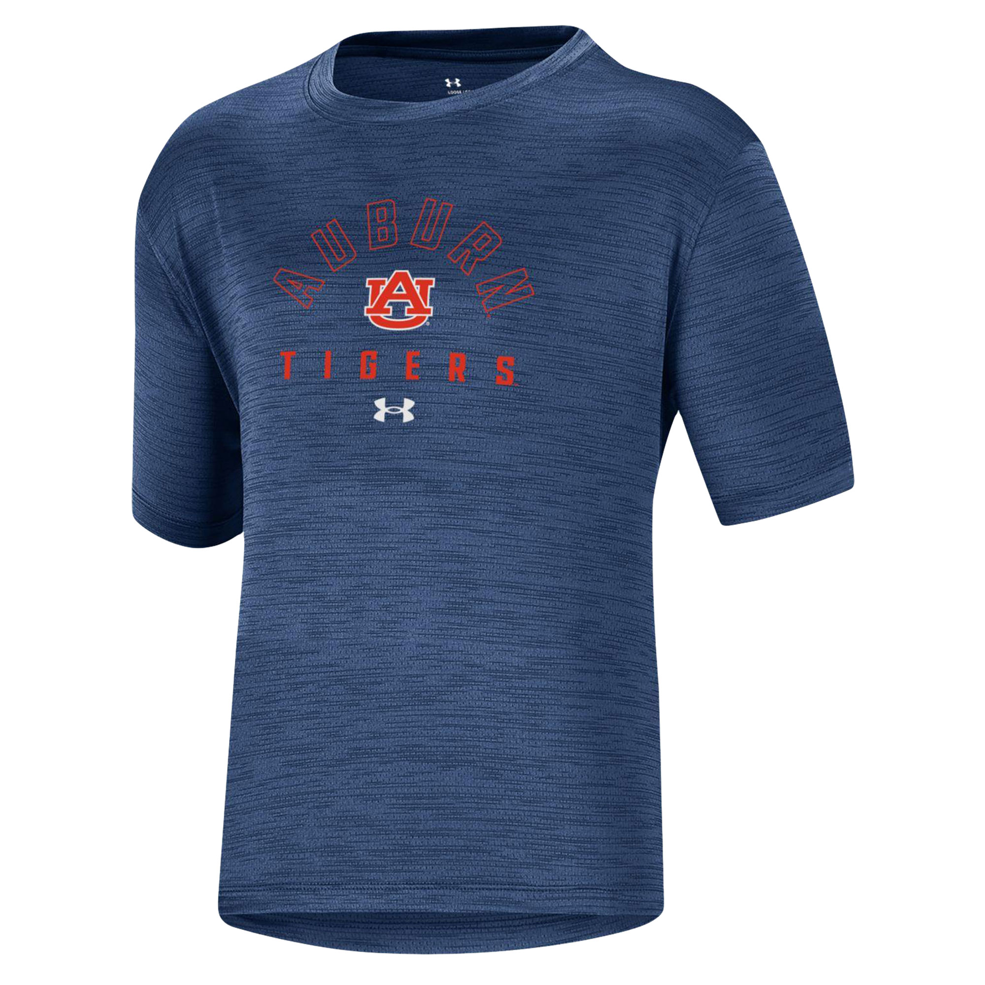 Youth Under Armour Heather Navy Auburn Tigers Vent Tech Mesh Performance T-Shirt - Image 3