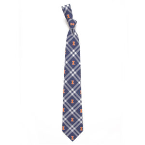 Men's Navy Illinois Fighting Illini Rhodes Tie