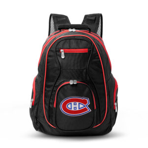 MOJO Black Montreal Canadiens Trim Color Laptop Backpack