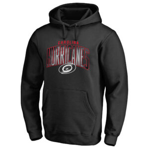 Men's Black Carolina Hurricanes Arch Smoke Pullover Hoodie