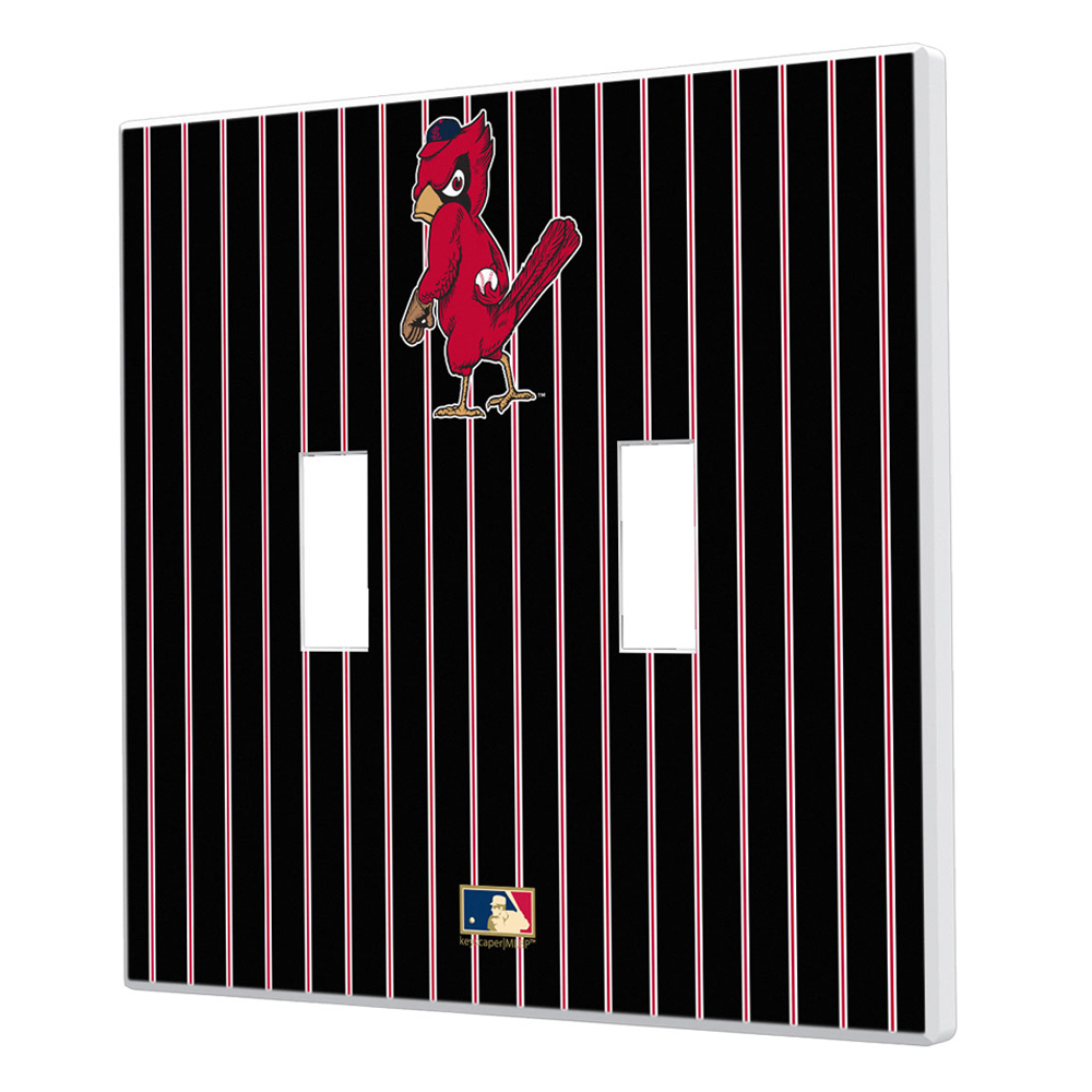St. Louis Cardinals 1950 Cooperstown Pinstripe Double Toggle Light Switch Plate