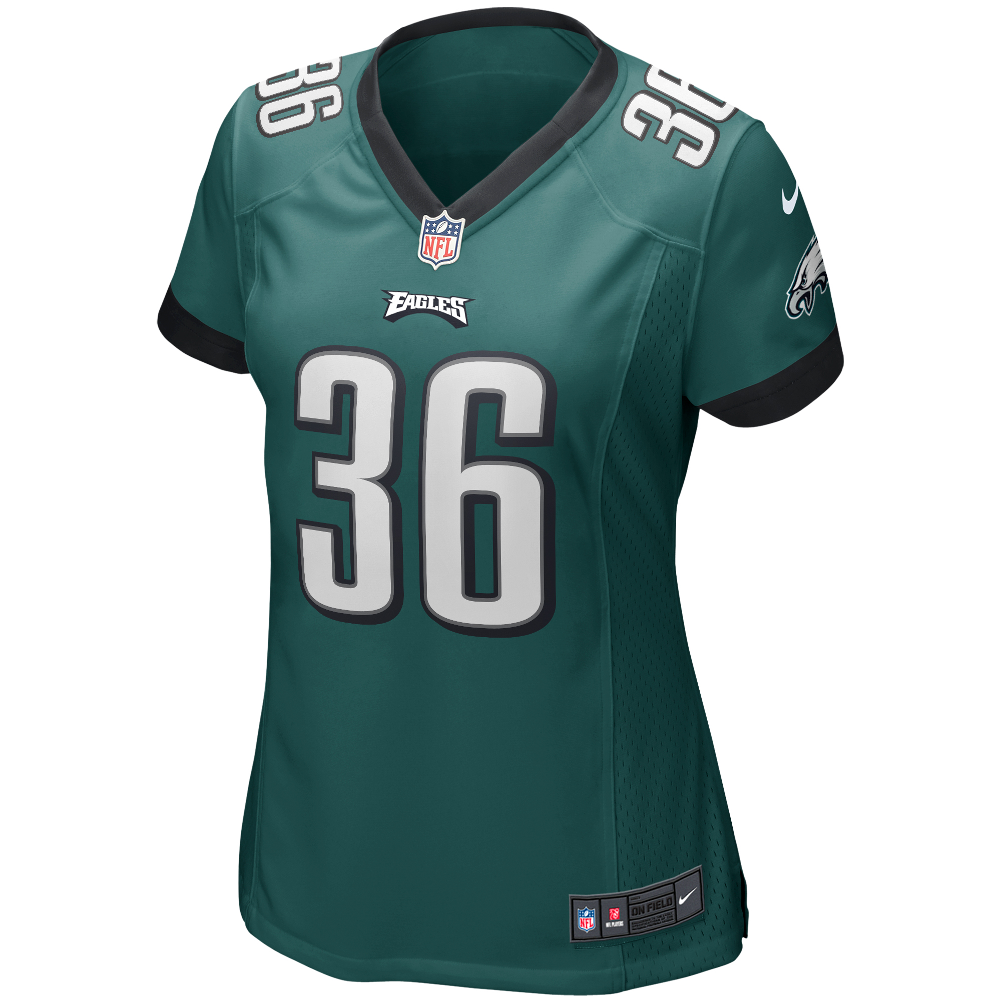 Women's Nike Brian Westbrook Midnight Green Philadelphia Eagles Game Retired Player Jersey - Image 3