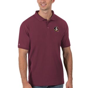 Men's Antigua Garnet Florida State Seminoles Legacy Pique Polo