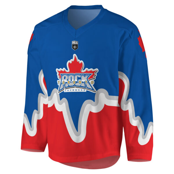 Youth Royal/Red Toronto Rock Replica Jersey - Image 6