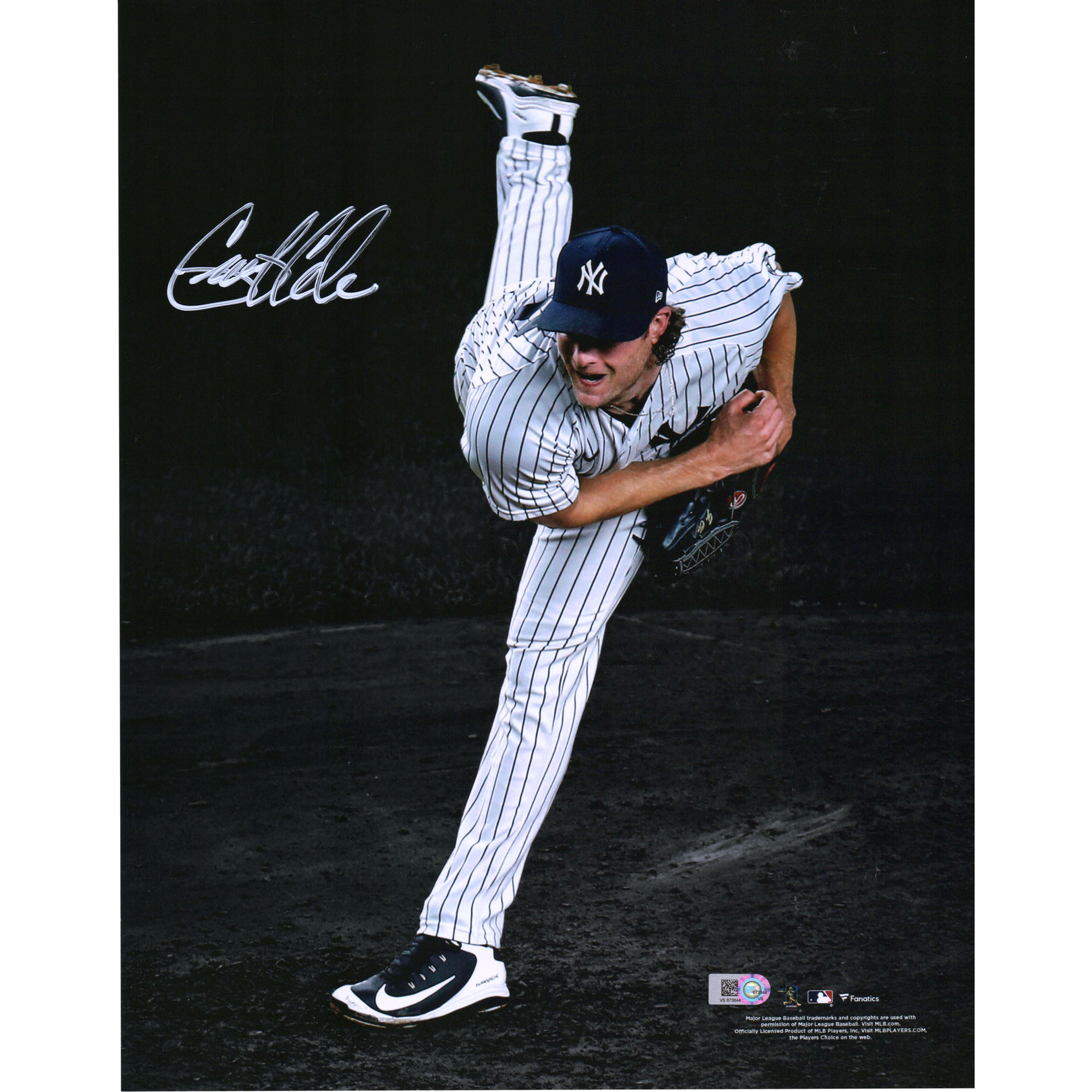 Gerrit Cole New York Yankees Autographed 11" x 14" Spotlight Photograph