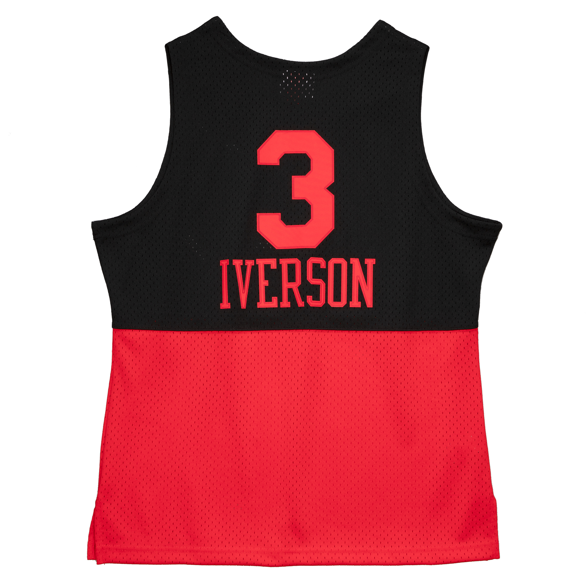 Men's Mitchell & Ness Allen Iverson Black Philadelphia 76ers 2003/04 Hardwood Classics Reload 2.0 Swingman Jersey - Image 4