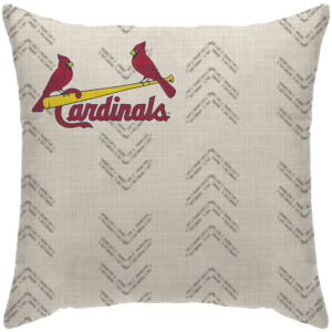 St. Louis Cardinals 18'' x 18'' Team Wordmark Decorative Throw Pillow