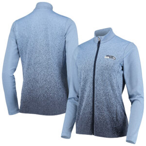Women's Antigua Royal/College Navy Seattle Seahawks Guide Full-Zip Jacket