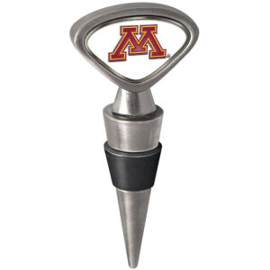 Silver Minnesota Golden Gophers Wine Stopper