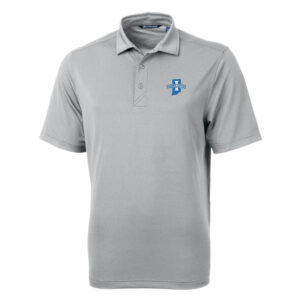 Men's Cutter & Buck Gray Indiana State Sycamores Big & Tall Virtue Eco Pique Recycled Polo