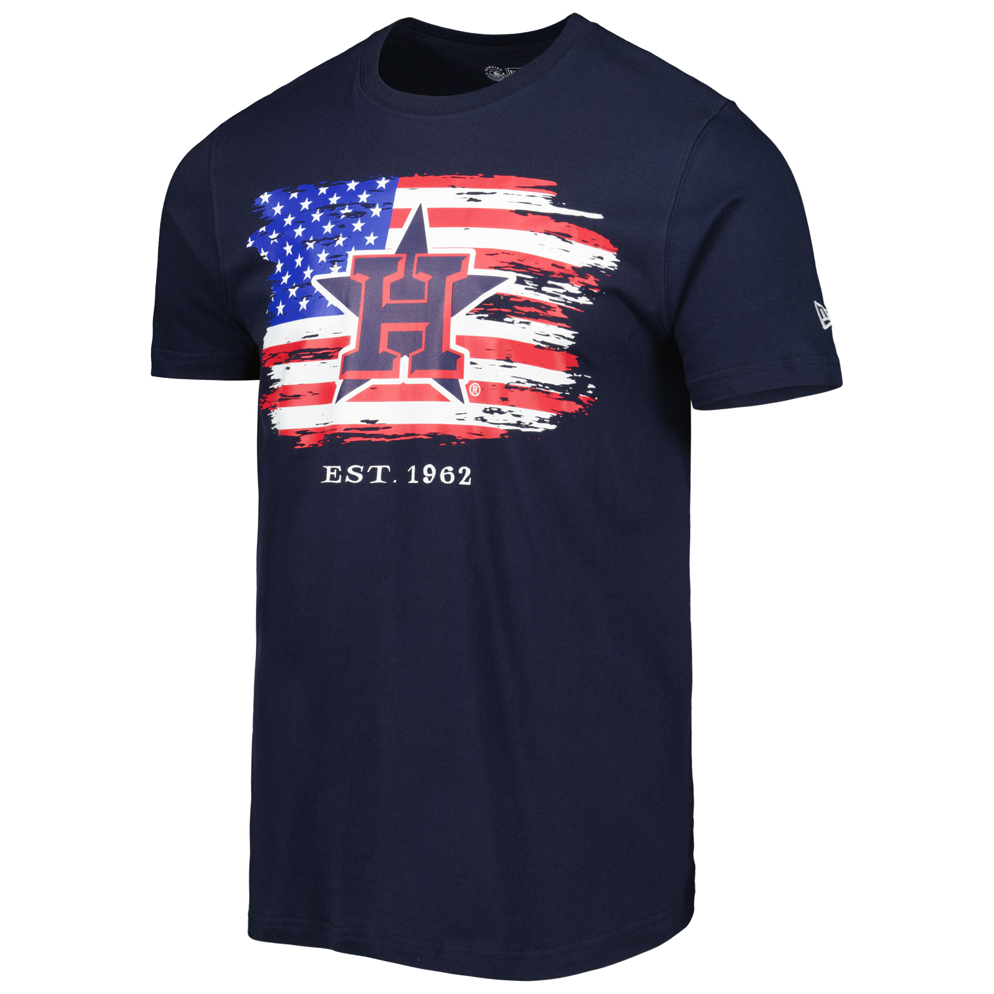 Men's New Era Navy Houston Astros 4th of July Jersey T-Shirt - Image 6