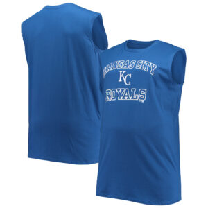 Men's Royal Kansas City Royals Big & Tall Jersey Muscle Tank Top