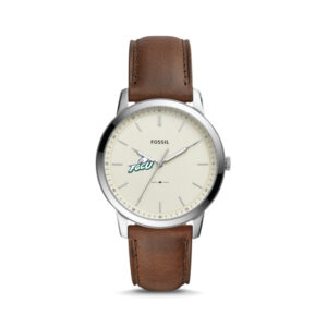 Fossil Florida Gulf Coast Eagles The Minimalist Brown Leather Watch