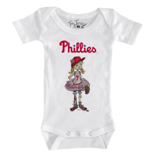 Infant Tiny Turnip White Philadelphia Phillies Baseball Babes Bodysuit