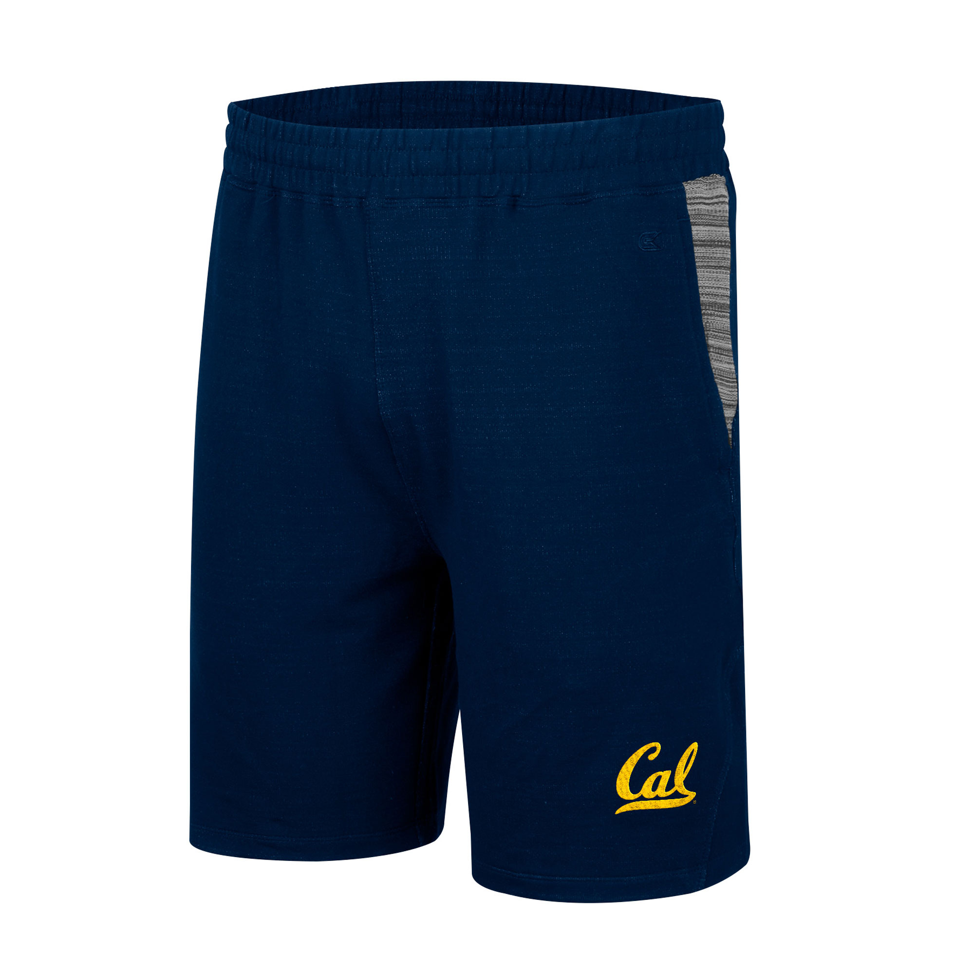 Men's Colosseum Navy Cal Bears Wild Party Tri-Blend Shorts - Image 3