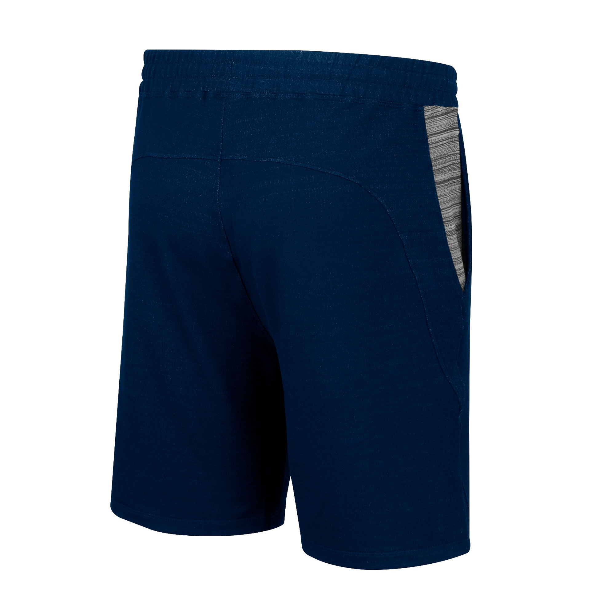 Men's Colosseum Navy Cal Bears Wild Party Tri-Blend Shorts - Image 7