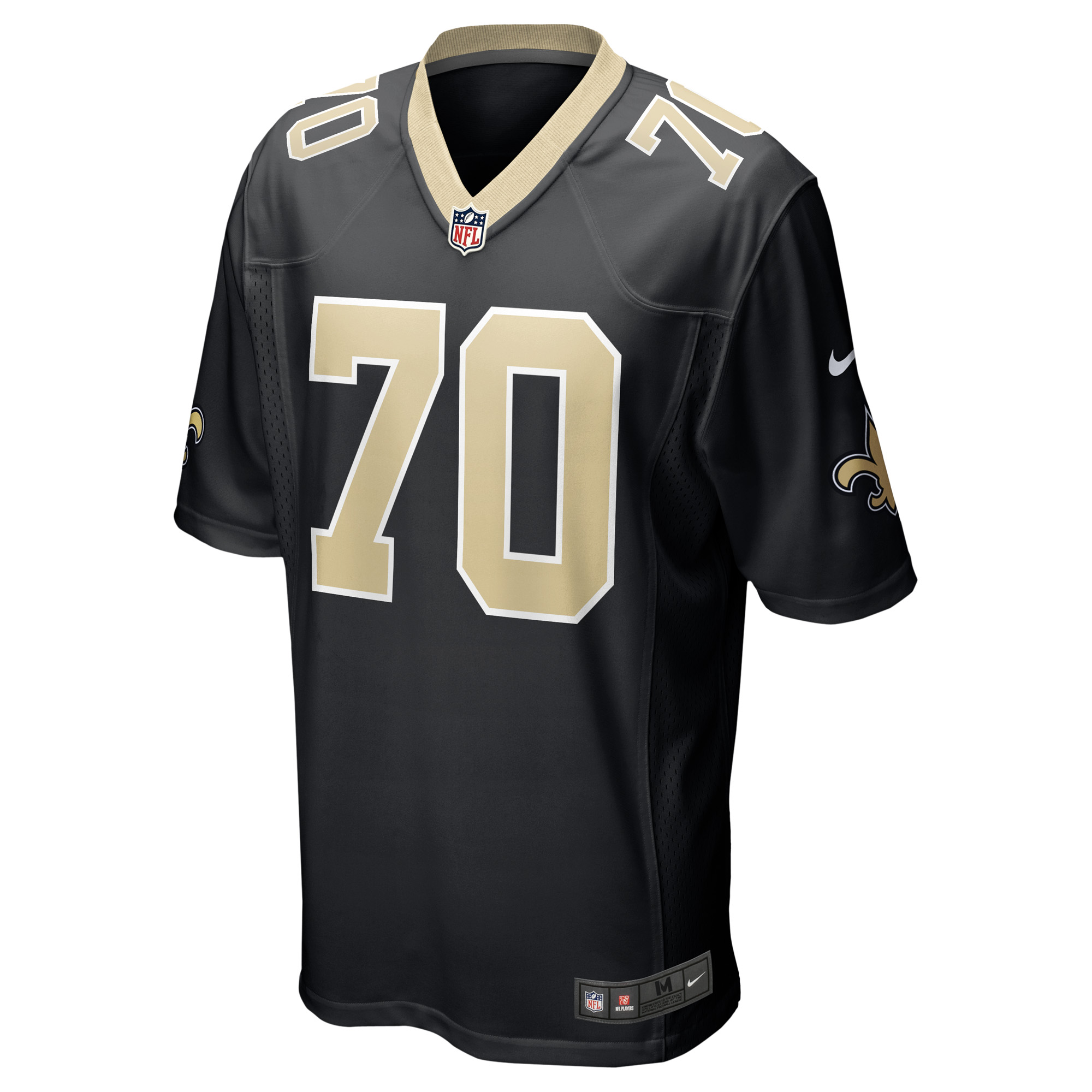 Men's Nike Trevor Penning Black New Orleans Saints Player Game Jersey - Image 3