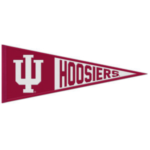 WinCraft Indiana Hoosiers 13" x 32" Wool Primary Logo Pennant