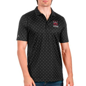 Men's Antigua Black Northwest-Shoals Community College Spark Polo