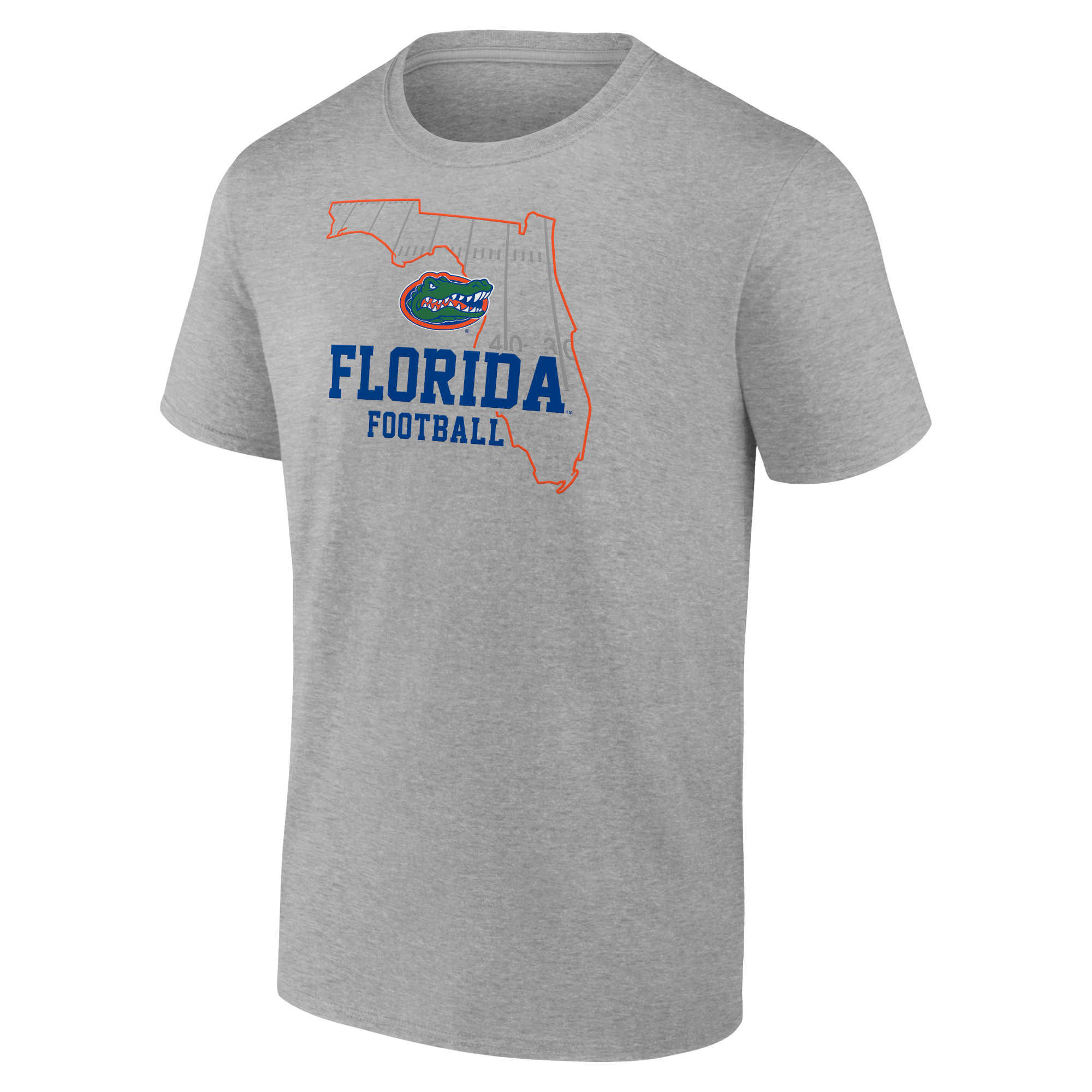Men's Heather Gray Florida Gators State Field T-Shirt - Image 3